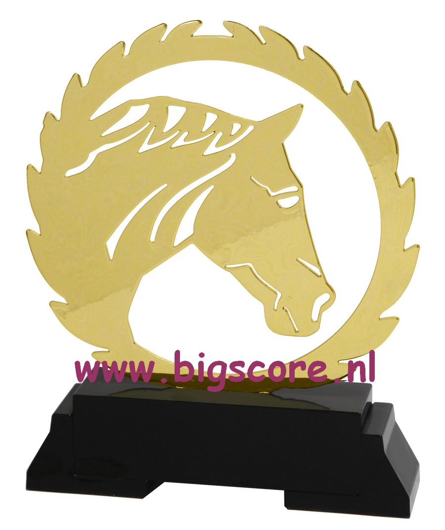 Paard L236 Goud Metaal